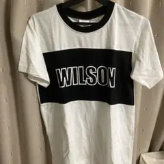 WILSON ロゴ Tシャツ ホワイト/ブラックのサムネイル
