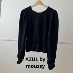 AZUL bymoussy 黒　トップス　カットソー　美品