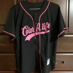 AAA ベースボールシャツ桃