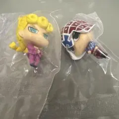 ジョジョの奇妙な冒険 カプセルフィギュア ジョジョコレ ガチャ ジョルノ、ミスタ