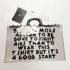 【ジャンク】MM6 マルジェラ PVC バッグ 溶解・破損あり 開閉不可