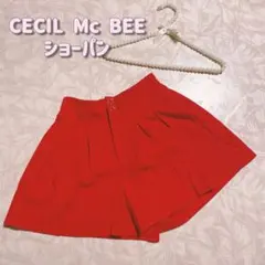 ⭐当時物⭐CECI Mc BEE レッド ショートパンツ Sサイズ