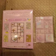 トレーディングミニタイルシール リトルツインスターズ キキララ サンリオ