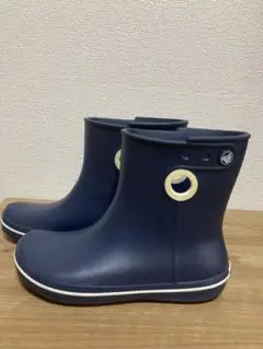 CROCSレインブーツ 23㎝(W7)ネイビー雨靴のサムネイル