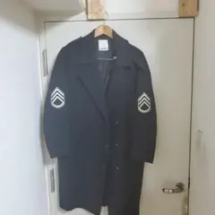 TOMBOY ダブルブレストロングコート 肩章付き