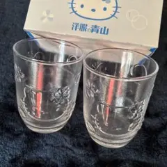 ハローキティ ガラス コップ 2個入り
