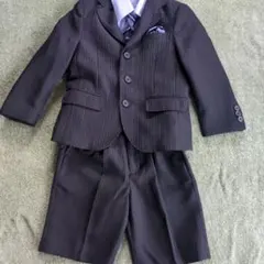 キッズ ストライプスーツセット 110㌢　4点セット
