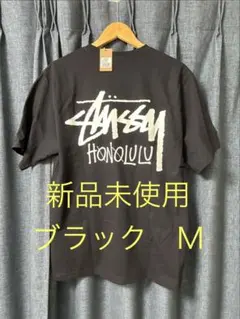 【新品未使用】STUSSY ホノルル限定　半袖Tシャツ　ブラック Mのサムネイル