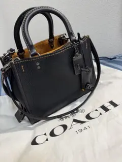 美品　コーチ ローグ　2way ショルダーバッグ レザー 54536