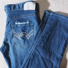 エドウィン EDWIN デニムパンツ ジーンズ ストレッチ レディースS日本製