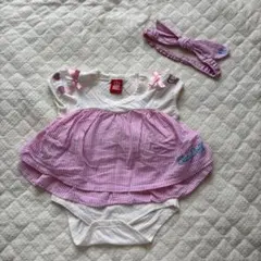 BABY DOLL ロンパース 80サイズ ヘアバンド付