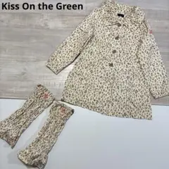 キスオンザグリーン★袖着脱可能★フットカバー付★レインワンピ【サイズ3（L相当】のサムネイル