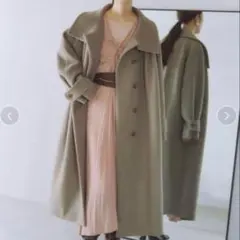 FRAY I.D タックバルマカンロングコート ベージュ サイズ1