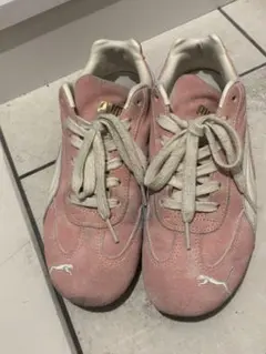 PUMA スエード スニーカー ピンク レディースのサムネイル