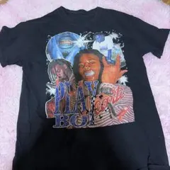 PLAYBOI CARTI 半袖 グラフィックTシャツ ブラック