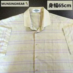 マンシングウェア 総柄 半袖シャツ LL XL ライトグリーンのサムネイル
