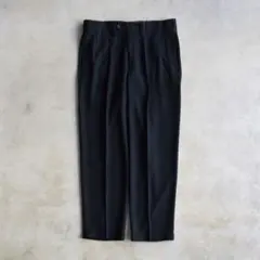 90s SLATESスレイツ ツータックスラックスダークネイビー W35 L30