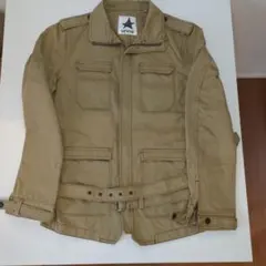 【貴重2000年前半美品】Levi's 春物ベージュジャケットブルゾン Mサイズ