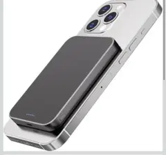 マグネット式モバイルバッテリー ブラック