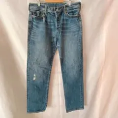 ヴィンテージ加工 ストレートデニム M ユニセックス メンズ可