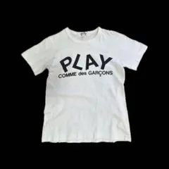 日本製 初期 2003年 PLAYコムデギャルソン Tシャツカットソー白貴重希少のサムネイル