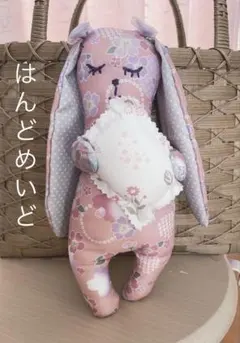 ハンドメイド 垂れ耳うさぎ ぬいぐるみ