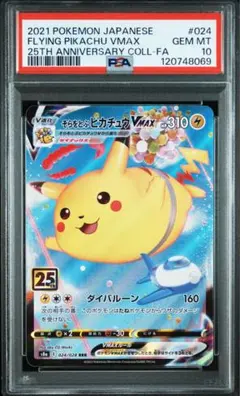 PSA10 そらをとぶピカチュウ VMAX RRR 024/028 S8a