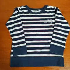 BeBe 長袖カットソー 110サイズ ストライプ