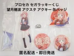 プロセカ セガラッキーくじ 望月穂波 アクスタ アクキー 缶バッジ