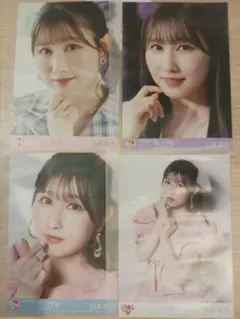 =LOVEイコラブ絶対アイドル辞めないで初回盤ABCD生写真4種4枚 山本杏奈