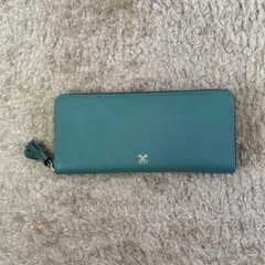 SAZABY 長財布 グリーン