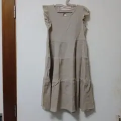 ノースリーブワンピース 130 ベージュ
