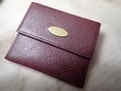 ●MIKIMOTO●ササマチ 小銭入れ●バーガンディ