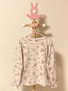 ☆すみっコぐらし☆　 長袖カットソー ピンク 【120cm】のサムネイル