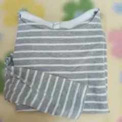 UNIQLO 長袖カットソー 120 ストライプ