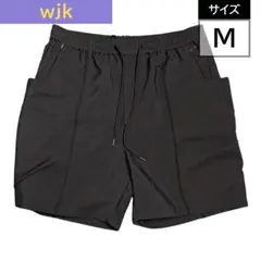【美品】wjk サイドポケット ナイロン系 ショートパンツ M ブラックのサムネイル