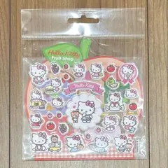 ハローキティフルーツ　ぷくぷく　ふわふわ　立体シール
