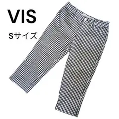 VIS　クロップドパンツ　ギンガムチェック　Sサイズのサムネイル