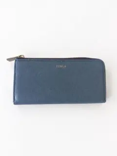 FURLA 長財布 ブルー レザーのサムネイル