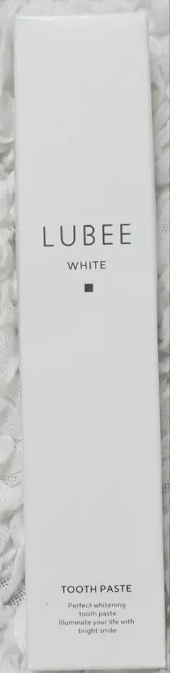 【新品未開封】ルビーホワイト【歯磨き粉】ホワイト二ング LUBEE WHITE