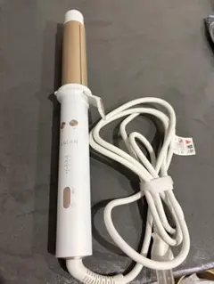 ANLAN カールヘアアイロン ホワイト/ゴールド