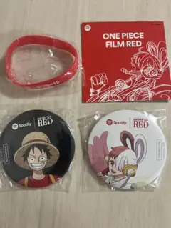 ワンピース FILM RED Spotify 探せ、ウタ声。 渋谷　缶バッジ他