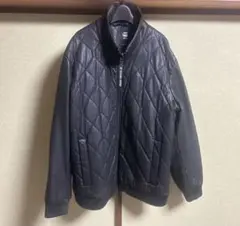 G-STAR RAW キルティングブルゾンジャケット L ブラック