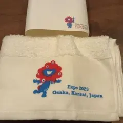 Expo 2025 フェイスタオル 大阪・関西　ミャクミャク　新品未使用　非売品