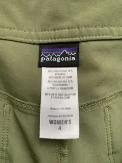 patagonia レディース カジュアルパンツ ウィメンズ4 オリーブグリーンのサムネイル
