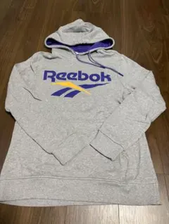 Reebok フード付きパーカー Lサイズ グレー　リーボック