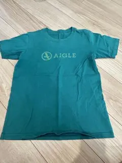 AIGLE ティールグリーン Tシャツ