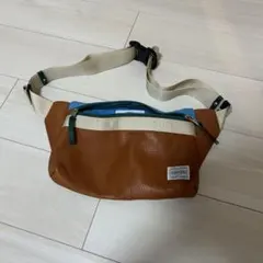 PORTER ボディバッグ ブラウン/ブルー