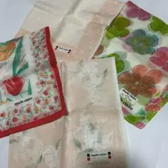 【marie claire】ハンカチ 4種