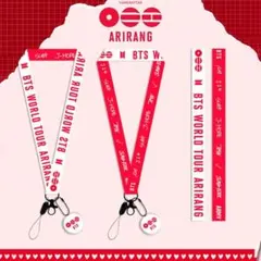 BTS WORLD TOUR ARIRANGバンタン アリラン ネックストラップ - メルカリ